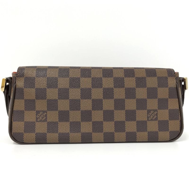 Louis Vuitton Recoleta Handbag Damier Ebene Brown — view 2