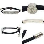 Louis Vuitton Bracelet Space Bangle Silver Hardware — view 4