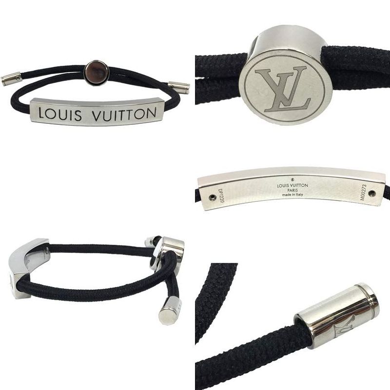 Louis Vuitton Bracelet Space Bangle Silver Hardware — view 4