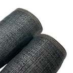 Chanel Boots Long Coco Mark Ribbon Chain Fabric Black — view 8