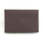 Hermes Calvi Duo Coin Case Leather Brown Z Stamp — view 3