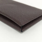 Hermes Calvi Duo Coin Case Leather Brown Z Stamp — view 4