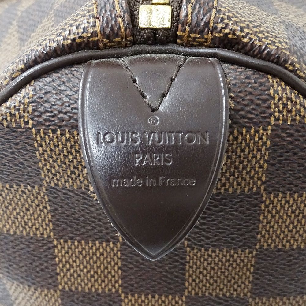 Louis Vuitton Bag Damier Handbag Speedy 35 Brown — view 6