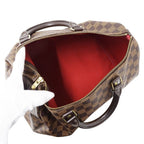 Louis Vuitton Bag Damier Handbag Speedy 35 Brown — view 5