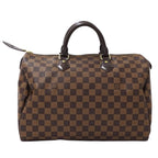 Louis Vuitton Bag Damier Handbag Speedy 35 Brown — view 2