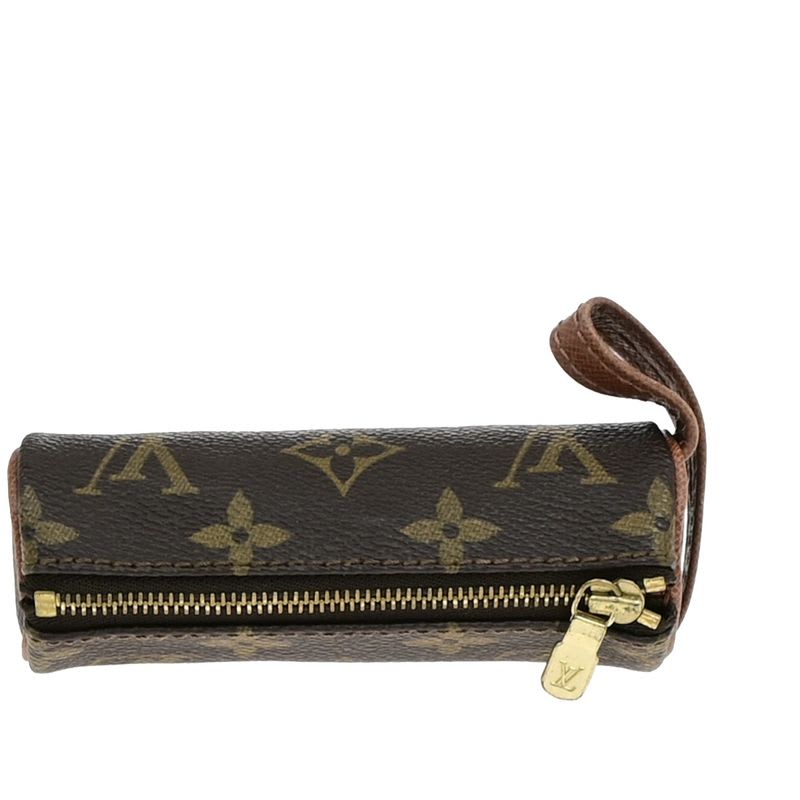 Louis Vuitton Golf Ball Case Monogram Brown 60 Bs175 — view 6