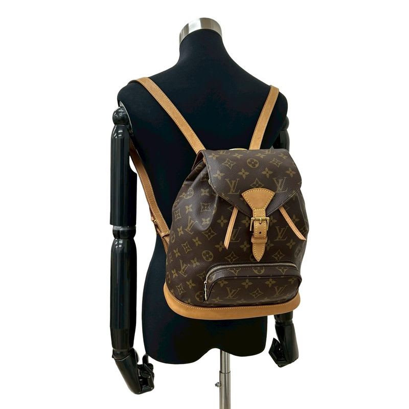Louis Vuitton Vintage Montsouris MM Monogram Leather