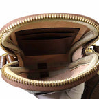 Gucci Interlocking G Mini Shoulder Bag GG Supreme Canvas Leather Beige — view 5