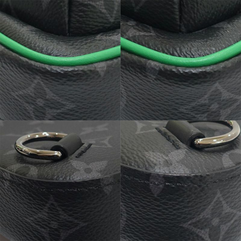 Louis Vuitton Avenue Sling Bag PM Monogram Eclipse Black Green — view 6