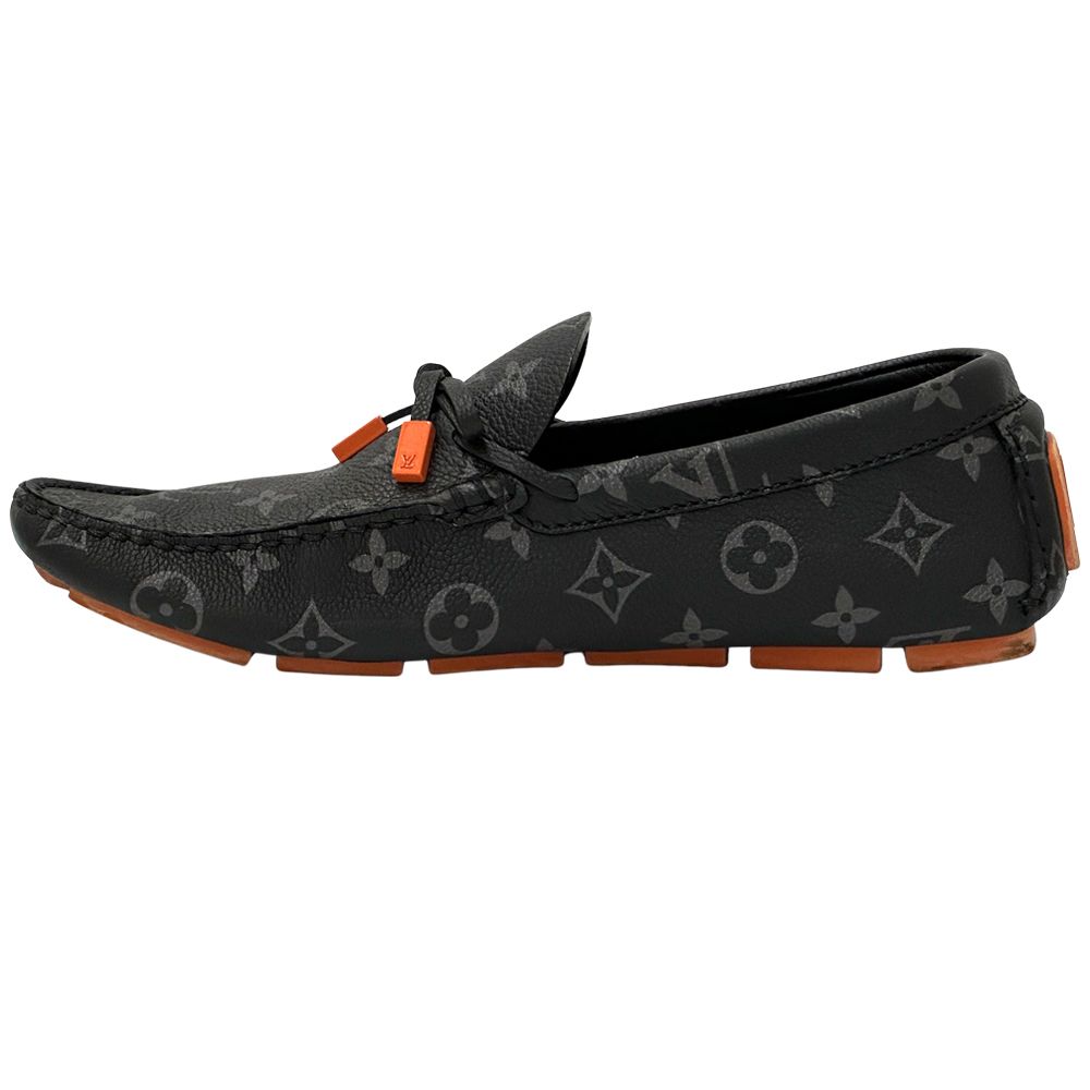 Louis Vuitton Leather Shoes Loafers Monogram Eclipse — view 3