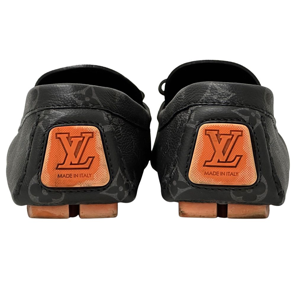 Louis Vuitton Leather Shoes Loafers Monogram Eclipse — view 4