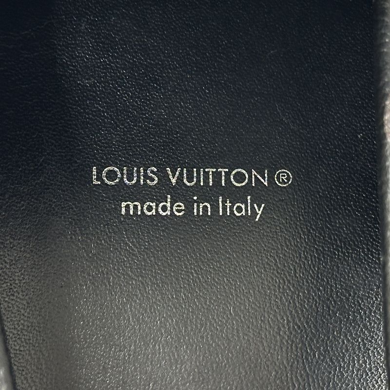 Louis Vuitton Leather Shoes Loafers Monogram Eclipse — view 8