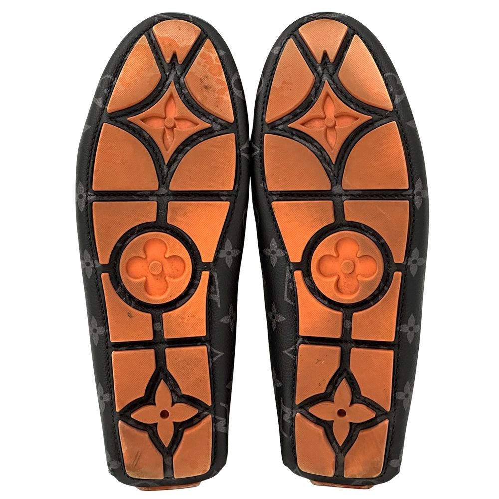 Louis Vuitton Leather Shoes Loafers Monogram Eclipse — view 7