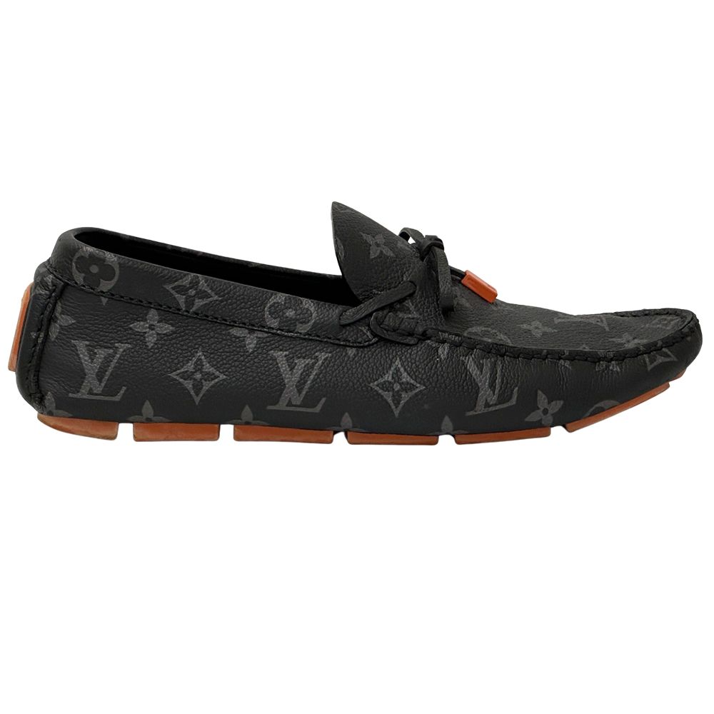 Louis Vuitton Leather Shoes Loafers Monogram Eclipse — view 2