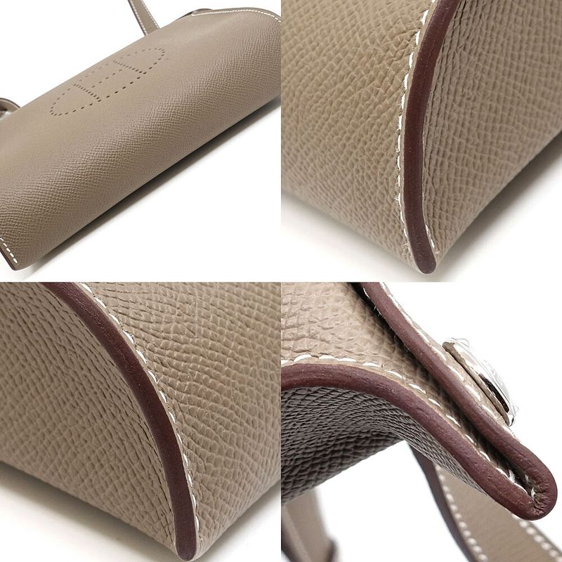 Hermes Crossbody Bag Vidopoche 2025 vo-epson Etoupe Svhardwar — view 7