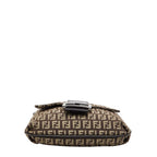 Fendi Zucchino Brown Canvas Leather — view 3