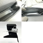 Chanel Handbag Coco Handle Caviar Leather Silver — view 9
