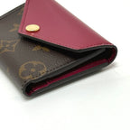 Louis Vuitton Trifold Wallet Portefeuille Zoe Monogram Canvas Brown — view 4