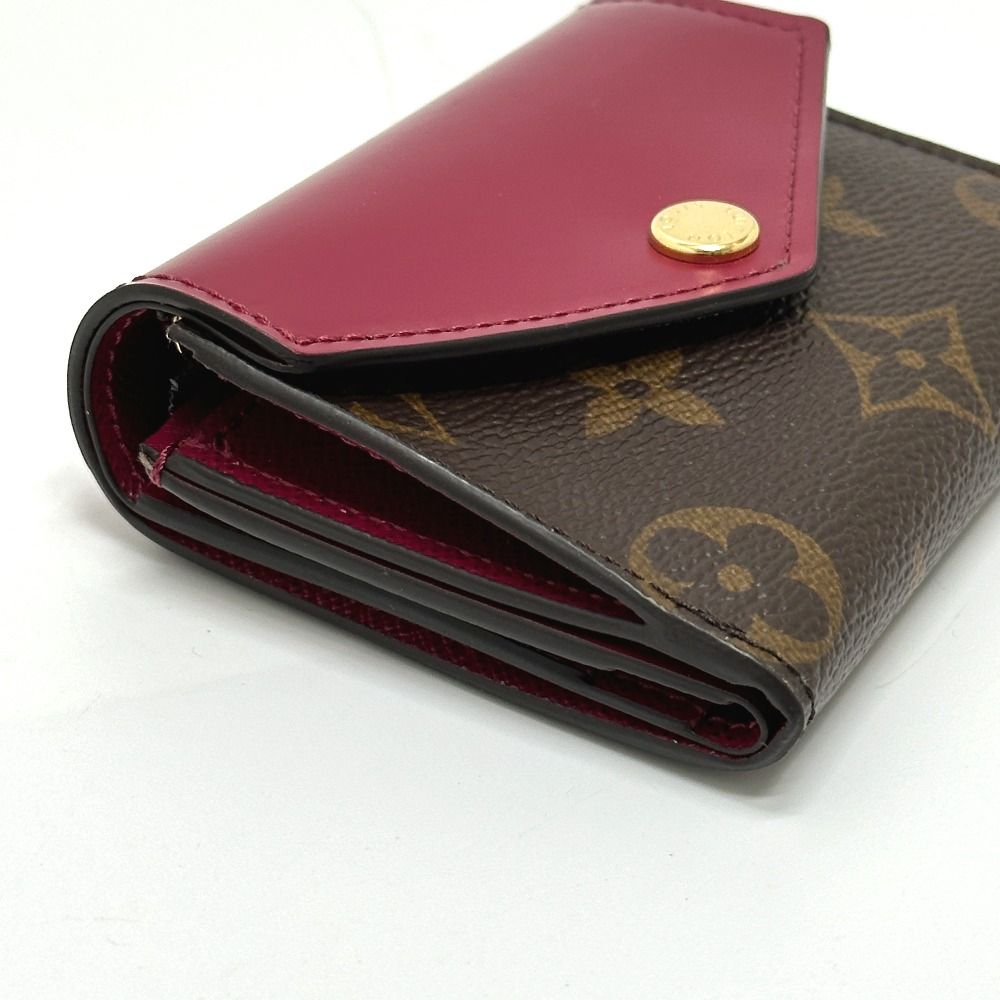 Louis Vuitton Trifold Wallet Portefeuille Zoe Monogram Canvas Brown — view 3