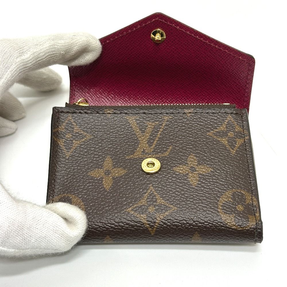 Louis Vuitton Trifold Wallet Portefeuille Zoe Monogram Canvas Brown — view 7