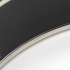 Hermes Bangle Enamel GM Metal Purple Silver Cloisonne Belt Dot — view 9