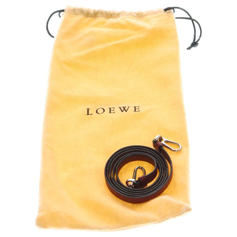 Loewe Miss Y 2-Way Shoulder Bag Mini Red Leather Silver Hardware — view 6