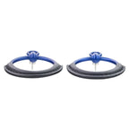 Hermes Loop Grand Earrings PM Aluminum Navy — view 6