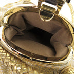 Fendi Spy Bag Leather Gold Handbag 1239 — view 8