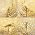 Fendi Spy Bag Leather Gold Handbag 1239 — view 6