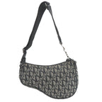 Christian Dior Shoulder Saddle Navy Bag — view 3