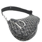 Christian Dior Shoulder Saddle Navy Bag — view 4