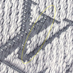 Louis Vuitton Muffler Stole Monogram Wool Escharp Logomania Scarf — view 7