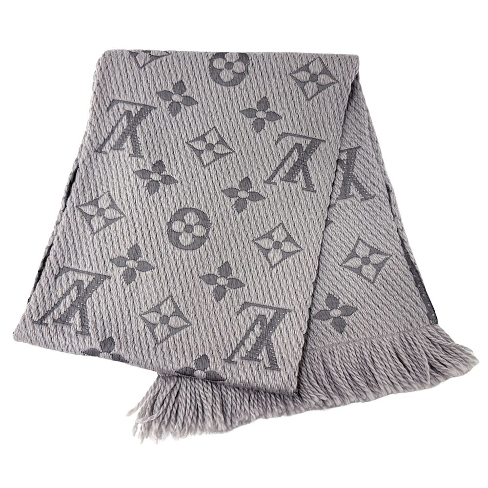 Louis Vuitton Muffler Stole Monogram Wool Escharp Logomania Scarf — view 2
