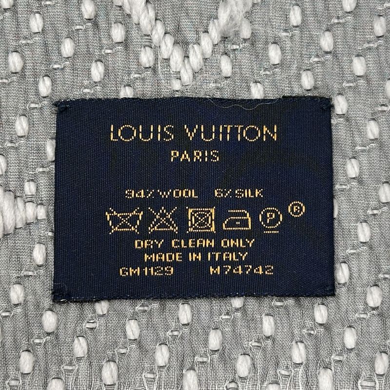 Louis Vuitton Muffler Stole Monogram Wool Escharp Logomania Scarf — view 4