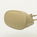 Chanel Bag Shoulder Lambskin Beige Gold Pouch Drawstring