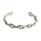 Hermes Enchene Bangle Silver 925 Bracelet Accessory 32192 — view 6