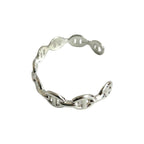 Hermes Enchene Bangle Silver 925 Bracelet Accessory 32192 — view 5
