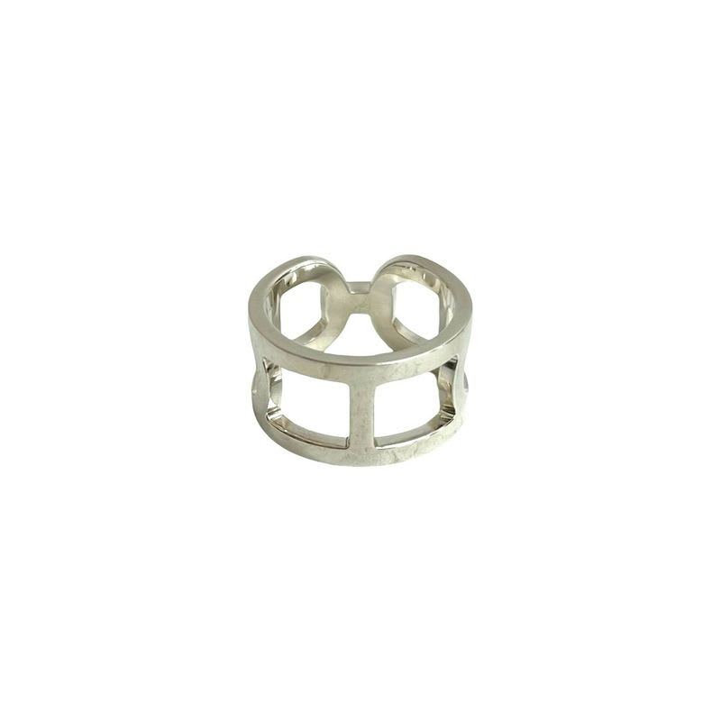 Hermes Ever Chaine D'ancre MM Silver 925 Ring 52 Size 12 33065 — view 8