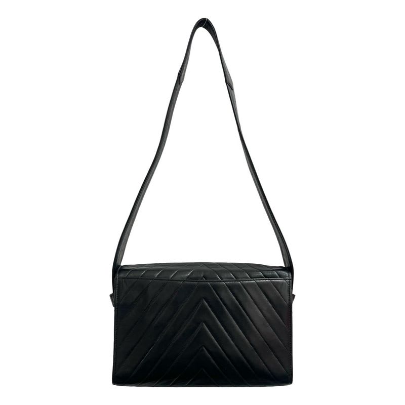 Chanel Vintage V Stitch Lambskin Semi — view 4