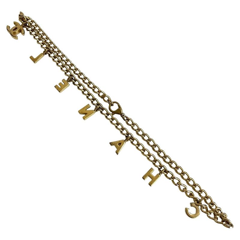 Chanel Vintage Coco Mark Logo Motif GP Chain Necklace Pendant 02A — view 6