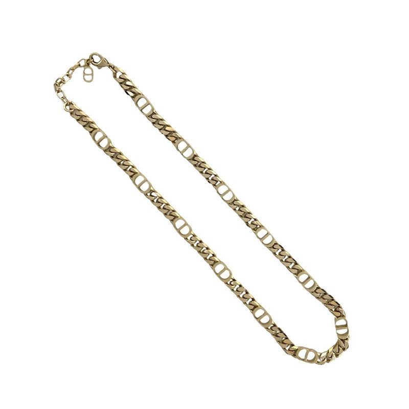Christian Dior CD Logo GP Necklace Choker Pendant Accessory — view 5