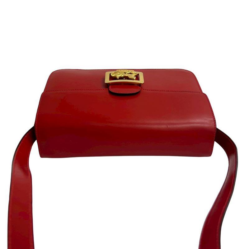 Celine Vintage Carriage Hardware Calf Leather Shoulder Bag — view 5