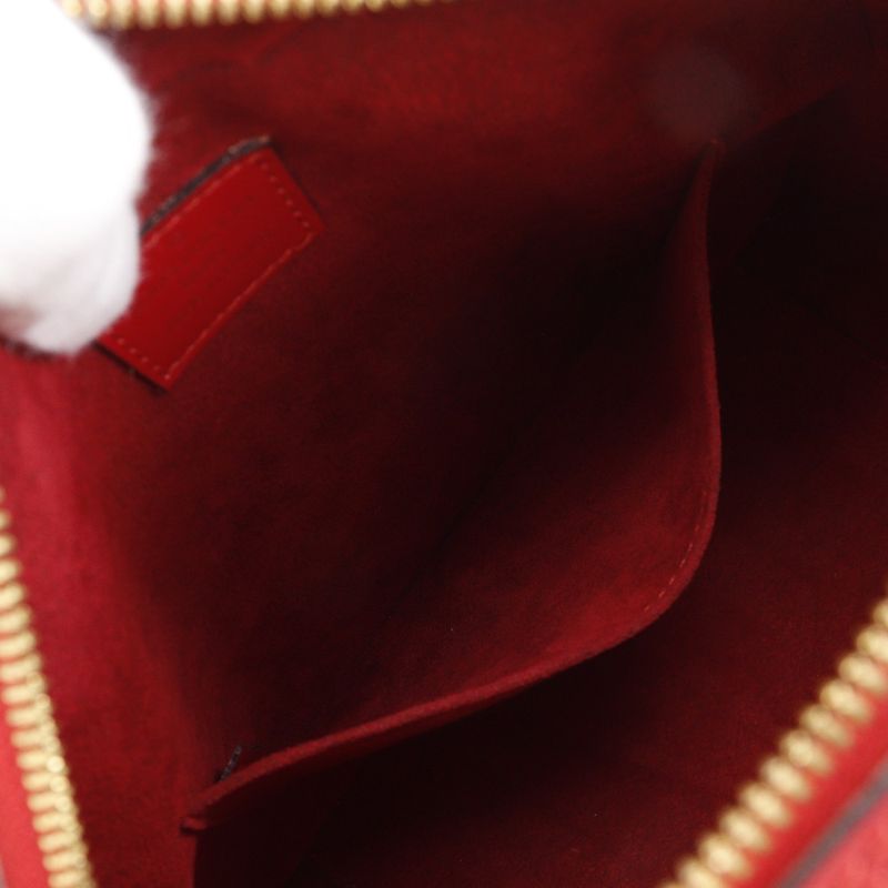 Louis Vuitton Sablon Epi Leather Red Th0918 Handbag — view 7