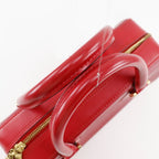 Louis Vuitton Sablon Epi Leather Red Th0918 Handbag — view 5