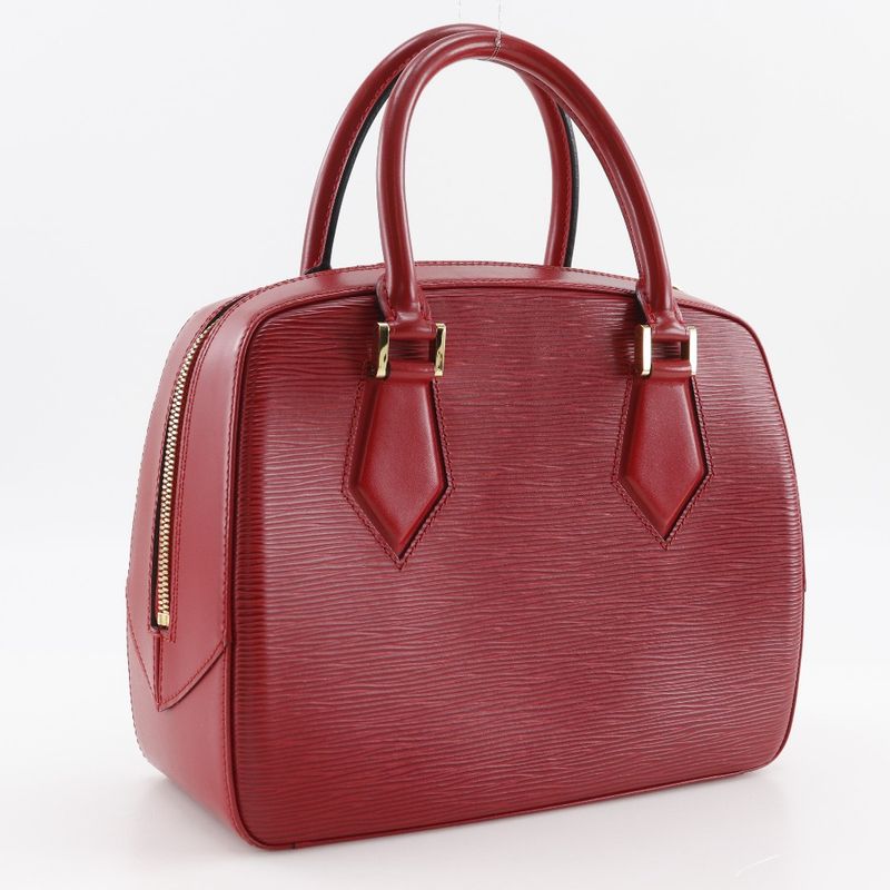 Louis Vuitton Sablon Epi Leather Red Th0918 Handbag — view 3