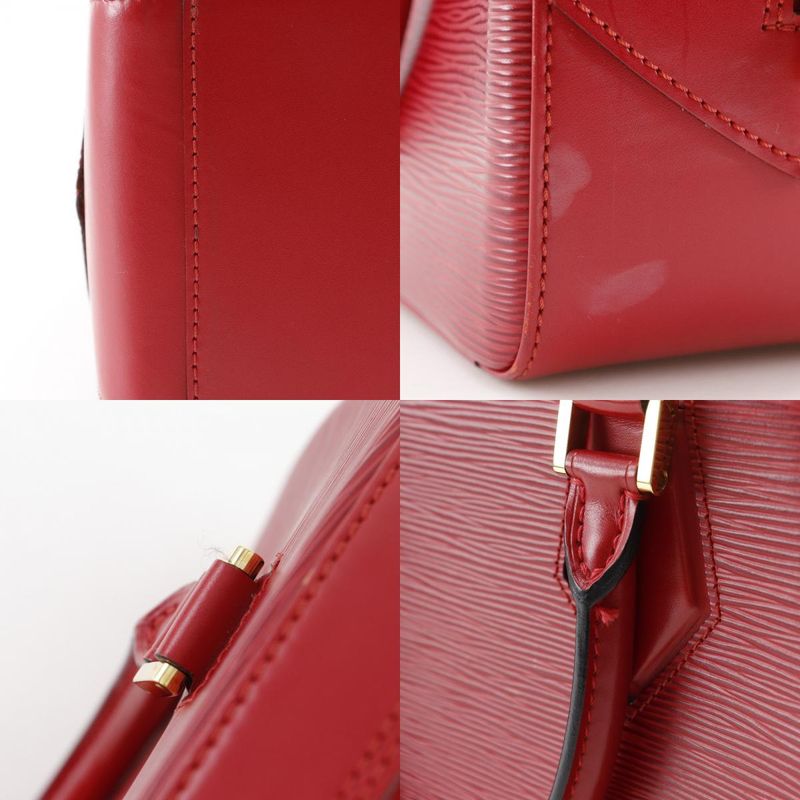 Louis Vuitton Sablon Epi Leather Red Th0918 Handbag — view 9