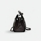 Chanel Bag Shoulder Brown Silver Gunmetal Hardware Quilted Caviar Leather — view 3