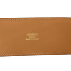 Hermes Collier de Chien Medor Belt Courchevel Epson Gold 65 — view 7
