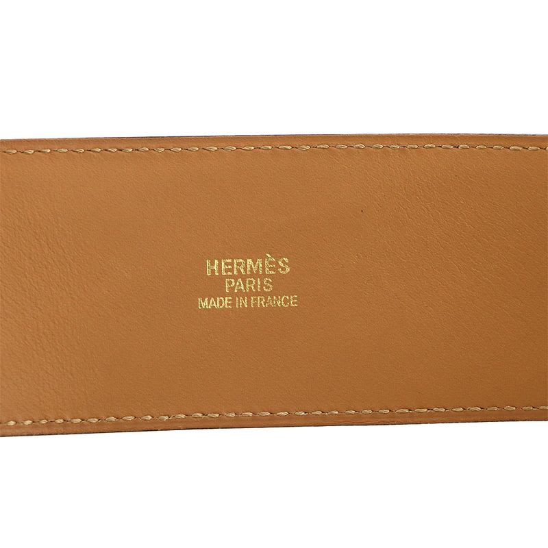 Hermes Collier de Chien Medor Belt Courchevel Epson Gold 65 — view 7