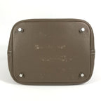 Hermes Handbag Picotin Lock Mm 22 Taurillon Clemence Etoupe Gray — view 6